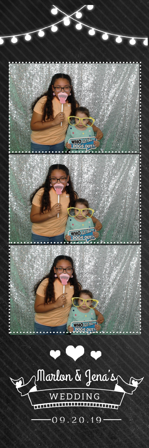 Jena and Marlon's Wedding | View more photos from the event at gallery.photoboothbillings.com/u/PhotoBoothBillings/Jena-and-Marlons-Wedding